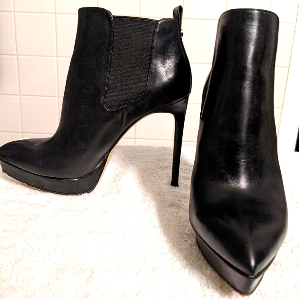 Michael Kors Meadow Stiletto Platform Booties
